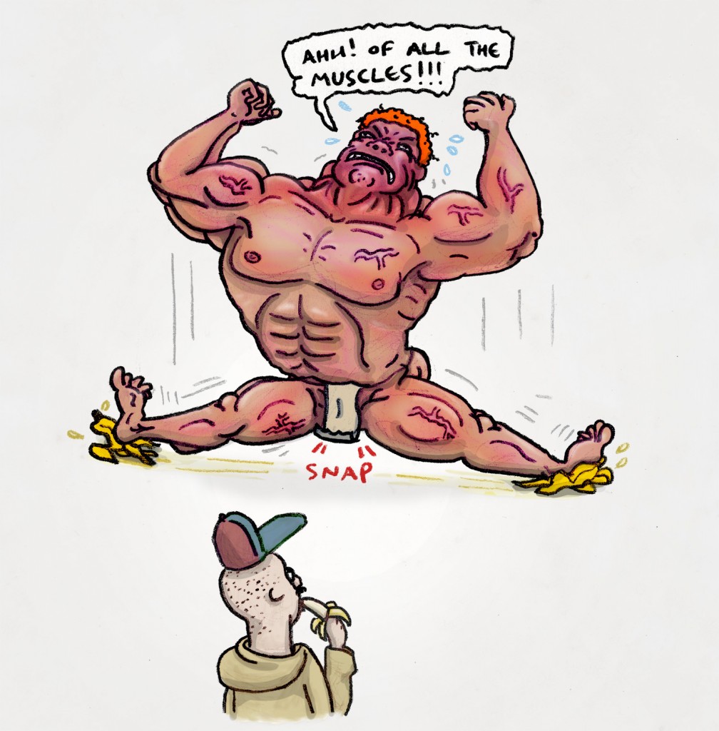 do bodybuilders miss muscles